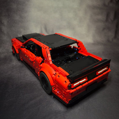 MOC - 208659 1/8 Scale Dodge SRT Demon RC Klemmbausteine - LesDiy - Klemmbausteine