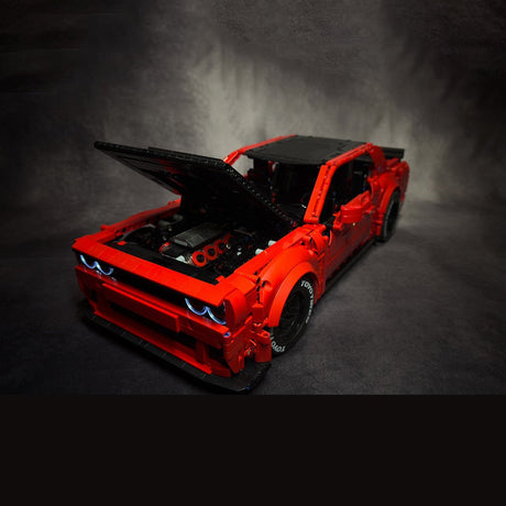 MOC - 208659 1/8 Scale Dodge SRT Demon RC Klemmbausteine - LesDiy - Klemmbausteine