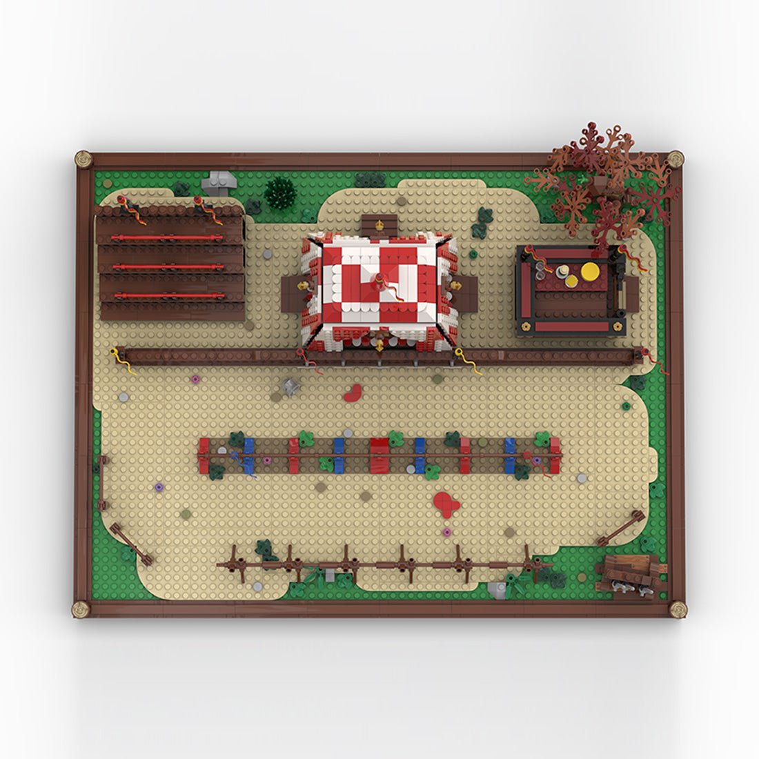 MOC - 208896 Jousting Tourney - Medieval Village Diorama Klemmbausteine - LesDiy - Klemmbausteine