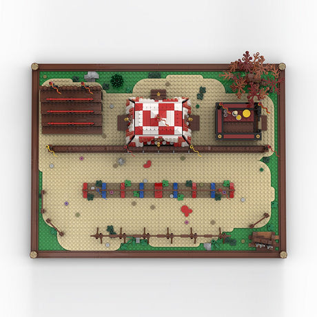 MOC - 208896 Jousting Tourney - Medieval Village Diorama Klemmbausteine - LesDiy - Klemmbausteine