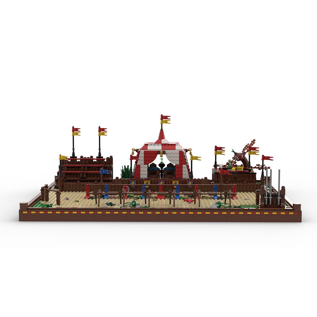 MOC - 208896 Jousting Tourney - Medieval Village Diorama Klemmbausteine - LesDiy - Klemmbausteine
