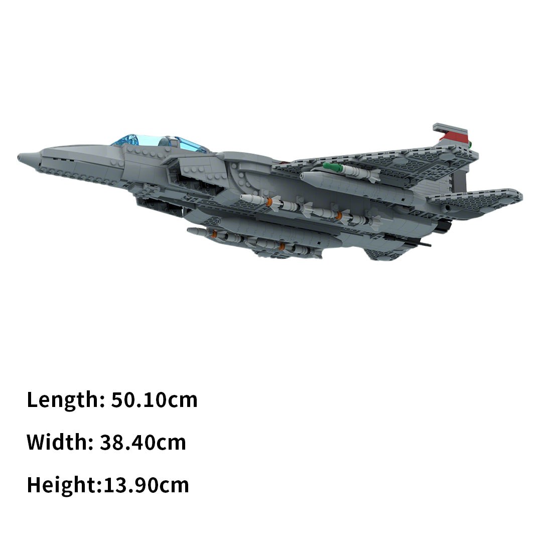 MOC - 210105 F - 15D Eagle Klemmbausteine - LesDiy - Klemmbausteine