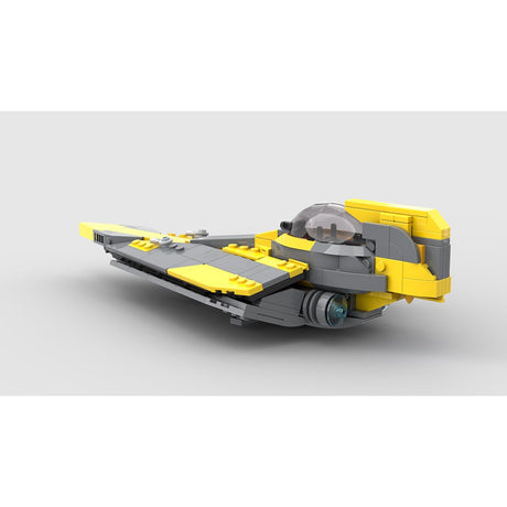 MOC-210207 Anakins Delta-7 Jedi-Sternjäger (Minifiguren-Maßstab) Klemmbausteine-LesDiy-Klemmbausteine