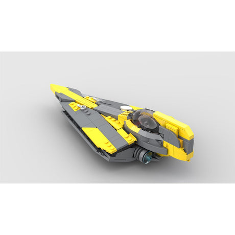 MOC-210207 Anakins Delta-7 Jedi-Sternjäger (Minifiguren-Maßstab) Klemmbausteine-LesDiy-Klemmbausteine