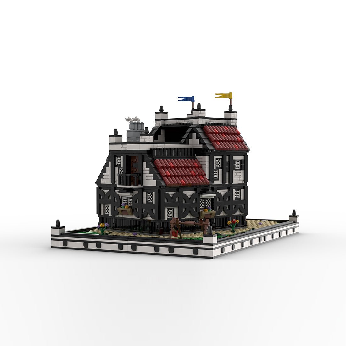 MOC - 210215 Ye Olde Tavern & Inn - Medieval Village Klemmbausteine - LesDiy - Klemmbausteine