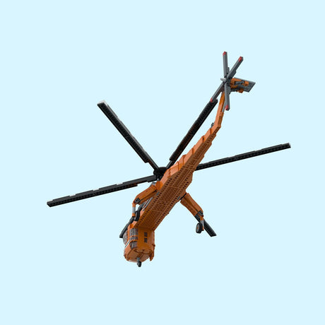 MOC - 211002 Sikorsky S - 64 Skycrane Klemmbausteine - LesDiy - Klemmbausteine