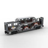MOC-212051 Santa fe double decker canopy passanger train car Klemmbausteine-LesDiy-Klemmbausteine