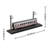 MOC - 212073 Modern European/German City Express Train Passenger Carriage Klemmbausteine - LesDiy - Klemmbausteine