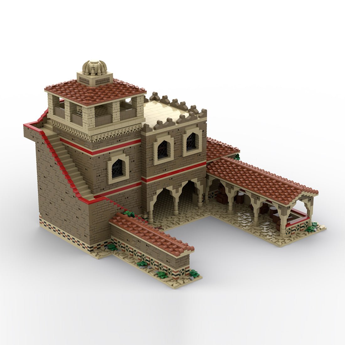 MOC - 212226 Age of Empires - Archery Range (Middle Eastern) Klemmbausteine - LesDiy - Klemmbausteine