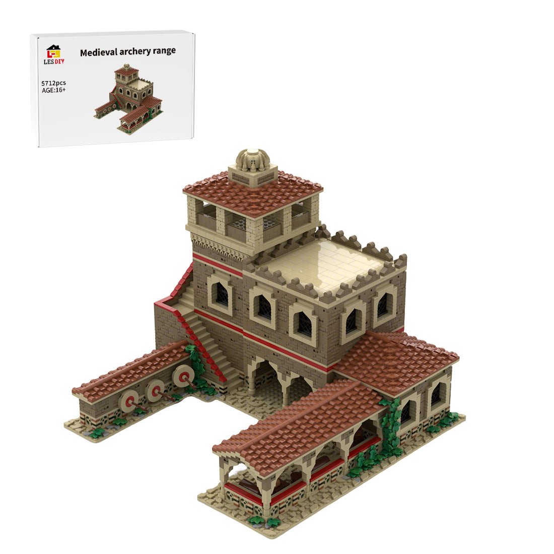 MOC - 212226 Age of Empires - Archery Range (Middle Eastern) Klemmbausteine - LesDiy - Klemmbausteine