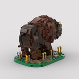 MOC - 212761 American Bison Klemmbausteine - LesDiy - Klemmbausteine