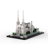 MOC - 212962 St. Patrick's Cathedral 1:800 Scale Klemmbausteine - LesDiy - Klemmbausteine