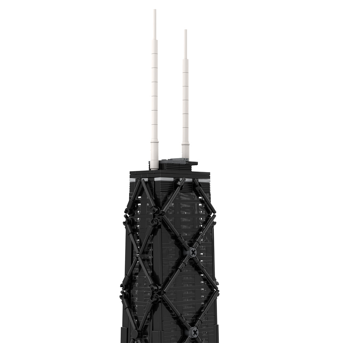 MOC - 213080 John Hancock Center 1:800 Scale Klemmbausteine - LesDiy - Klemmbausteine