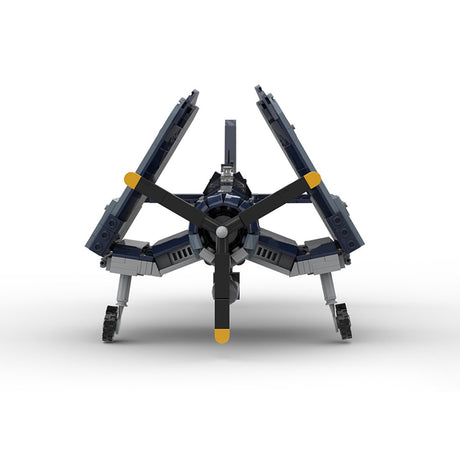 MOC - 213209 F4U - 1 Corsair 1:35 scale model Klemmbausteine - LesDiy - Klemmbausteine