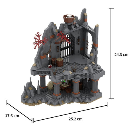 MOC - 213238 Dol - Guldur - part 2/8 Klemmbausteine - LesDiy - Klemmbausteine
