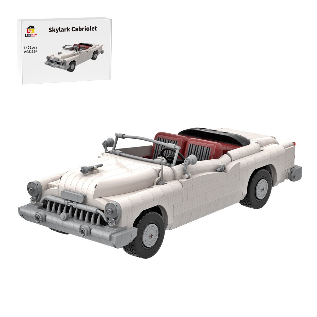 MOC - 213472 1953 Buick Skylark Convertible Klemmbausteine - LesDiy - Klemmbausteine