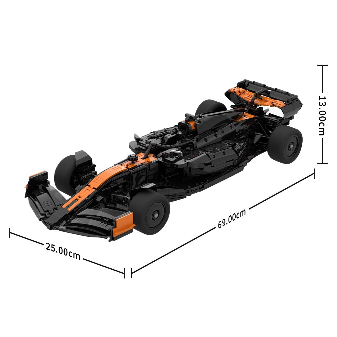 MOC - 214297 McLaren F1 MCL39 1:8 Scale Klemmbausteine - LesDiy - Klemmbausteine