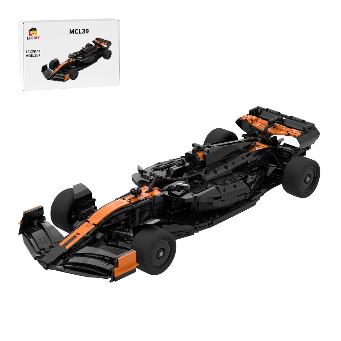 MOC - 214297 McLaren F1 MCL39 1:8 Scale Klemmbausteine - LesDiy - Klemmbausteine
