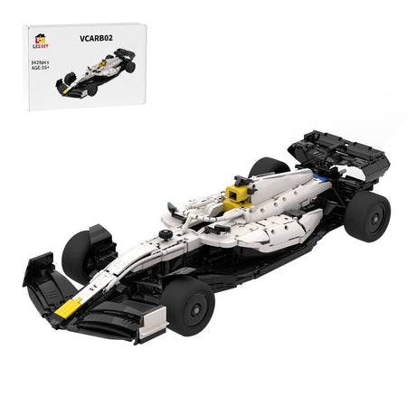 MOC - 214433 Visa Cash App RB Formula One Team VCARB02 1:8 Scale Klemmbausteine - LesDiy - Klemmbausteine