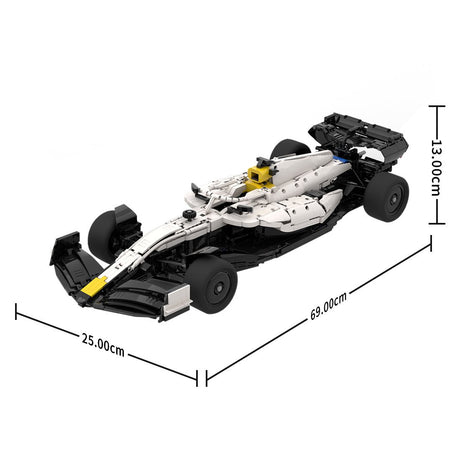 MOC - 214433 Visa Cash App RB Formula One Team VCARB02 1:8 Scale Klemmbausteine - LesDiy - Klemmbausteine