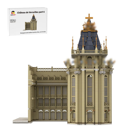 MOC-214445 Schloss Versailles Teil 6 „Königliche Kapelle“ Klemmbausteine-LesDiy-Klemmbausteine