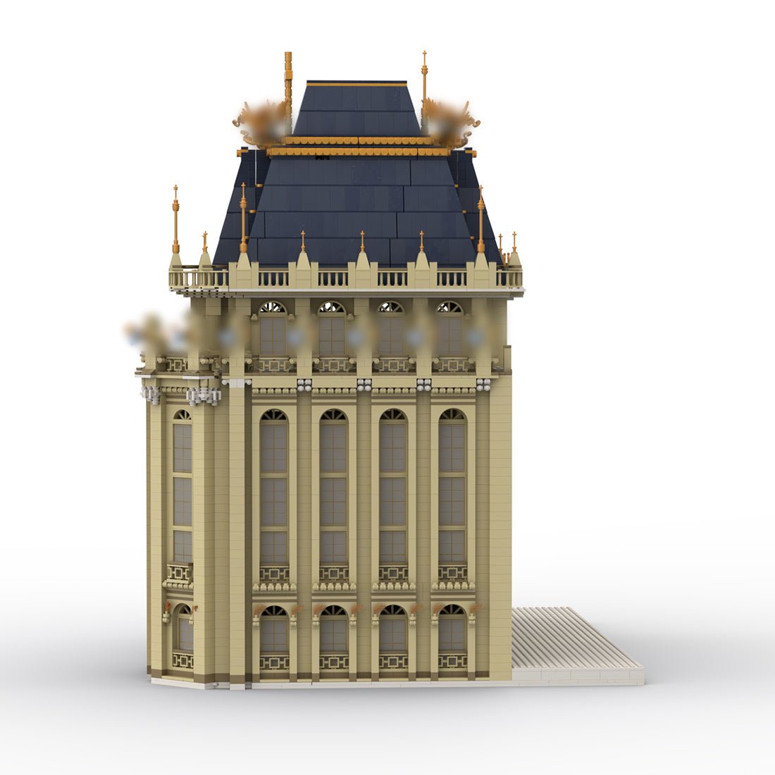 MOC-214445 Schloss Versailles Teil 6 „Königliche Kapelle“ Klemmbausteine-LesDiy-Klemmbausteine