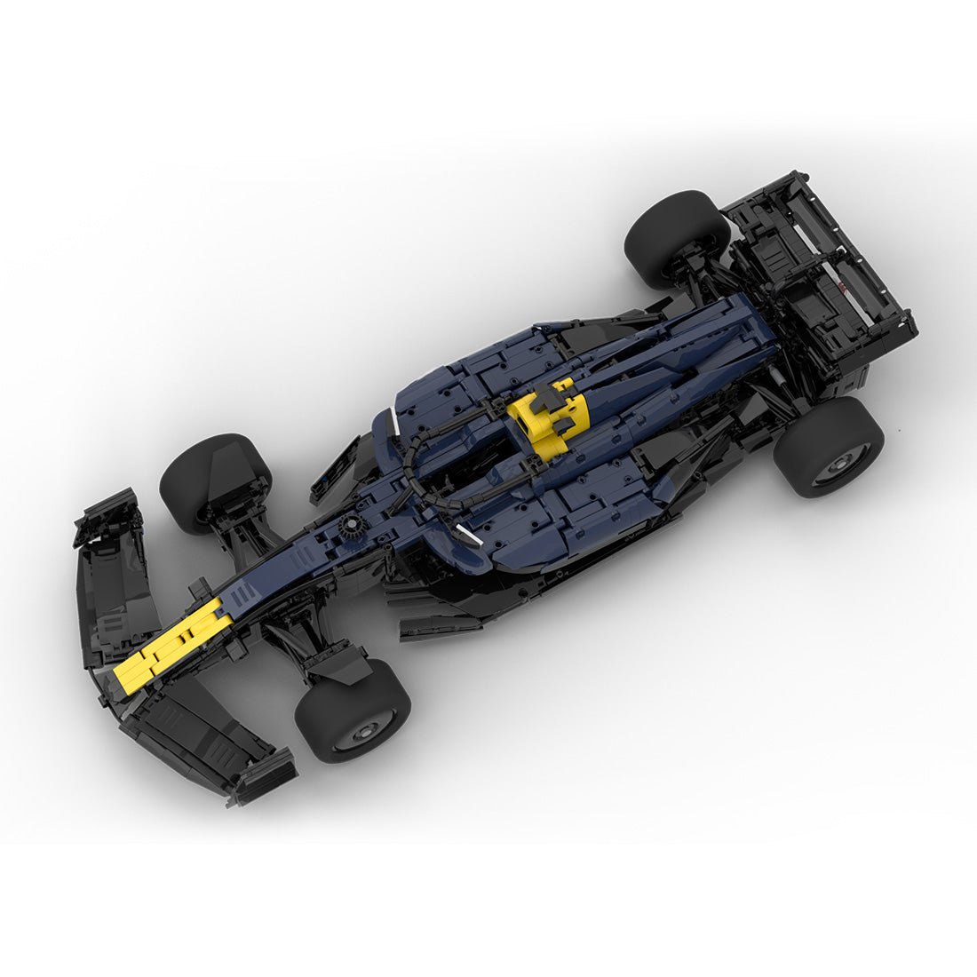  MOC - 215577  Red Bull Racing F1 RB21 1:8 Scale Klemmbausteine - LesDiy - Klemmbausteine
