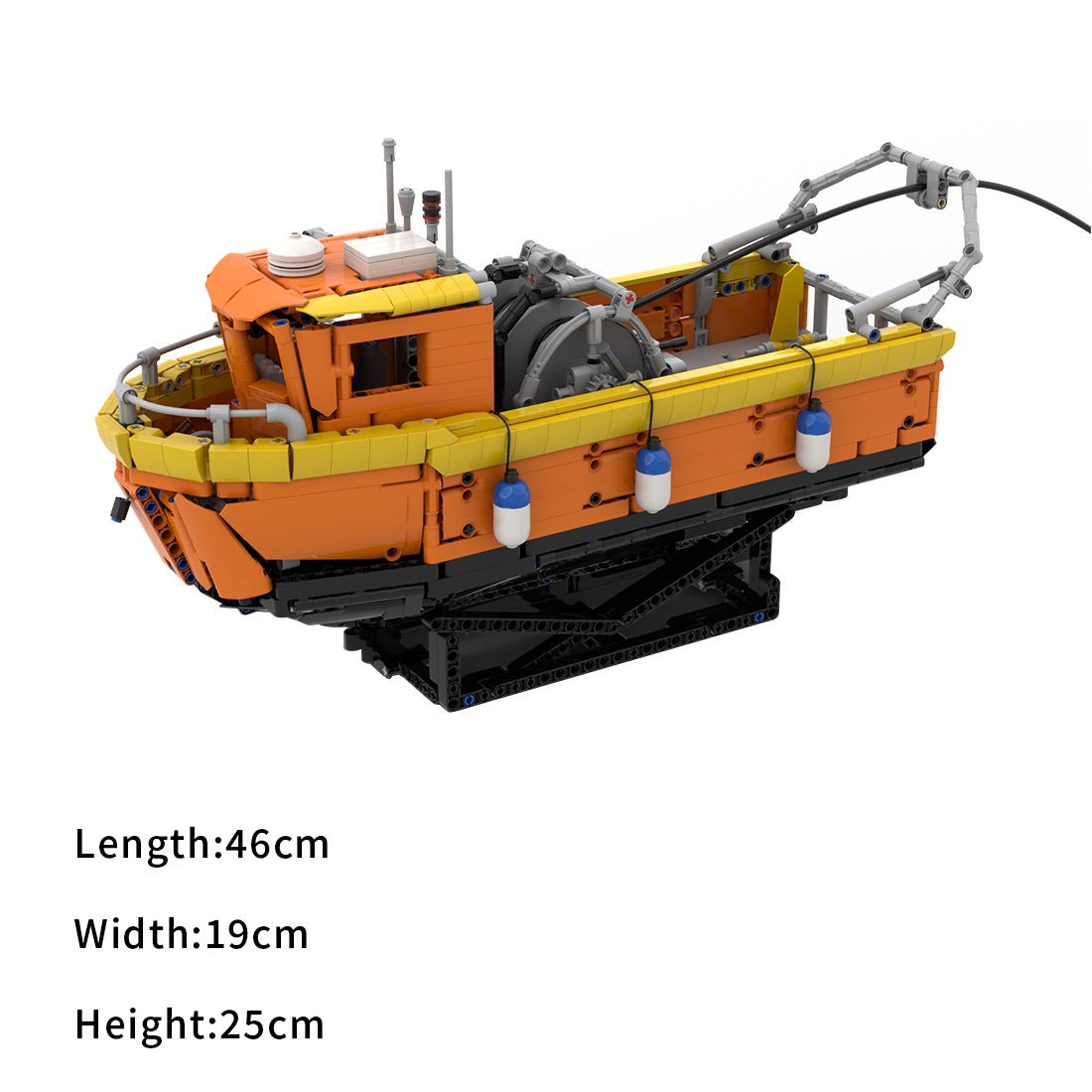 MOC - 216080 30ft Seismic Workboat Klemmbausteine - LesDiy - Klemmbausteine