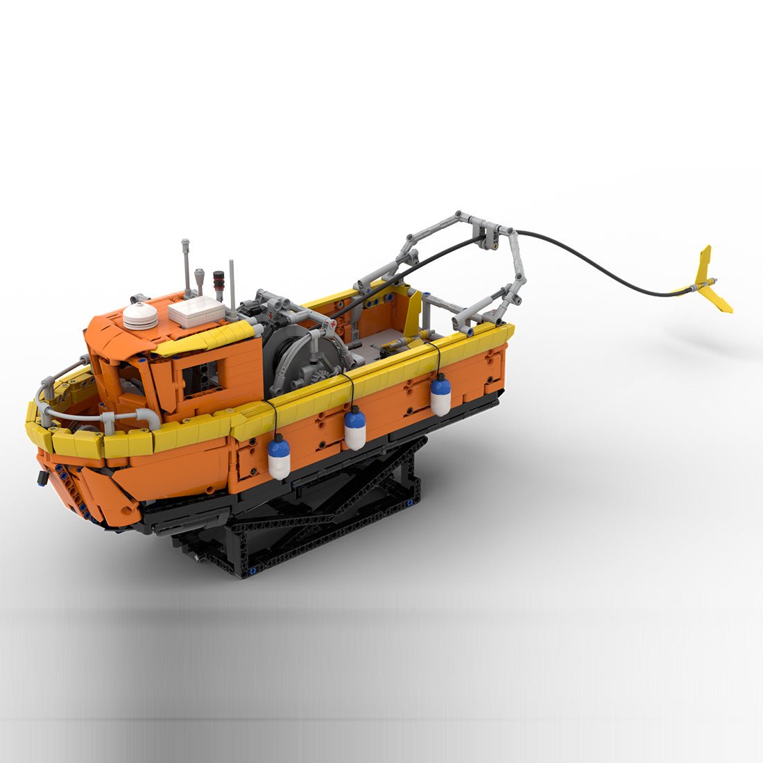 MOC - 216080 30ft Seismic Workboat Klemmbausteine - LesDiy - Klemmbausteine