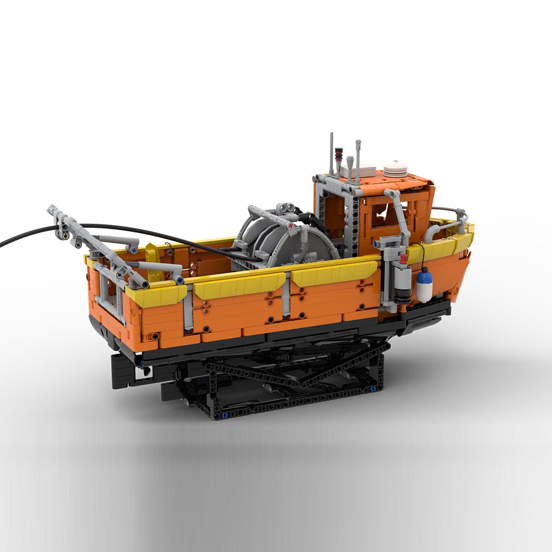 MOC - 216080 30ft Seismic Workboat Klemmbausteine - LesDiy - Klemmbausteine