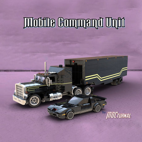 MOC - 216375 MOCturnal Knight Rider: KITT And the FLAG Mobile Command Unit Klemmbausteine - LesDiy - Klemmbausteine
