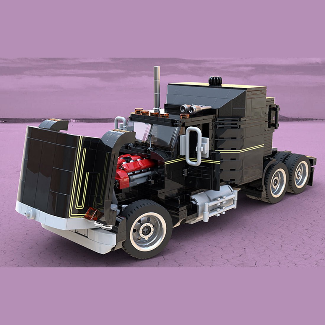 MOC - 216375 MOCturnal Knight Rider: KITT And the FLAG Mobile Command Unit Klemmbausteine - LesDiy - Klemmbausteine