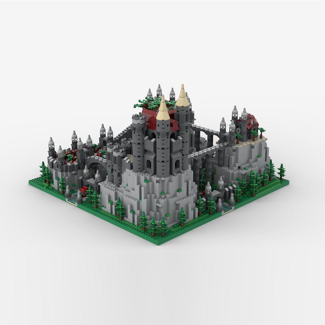MOC - 217532 Castle in the mountains Klemmbausteine - LesDiy - Klemmbausteine