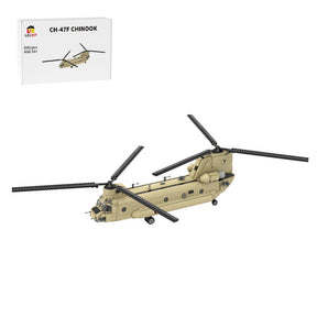 MOC - 217684 Boeing | CH - 47 F CHINOOK Klemmbausteine - LesDiy - Klemmbausteine