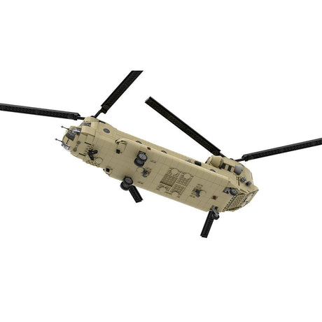 MOC - 217684 Boeing | CH - 47 F CHINOOK Klemmbausteine - LesDiy - Klemmbausteine