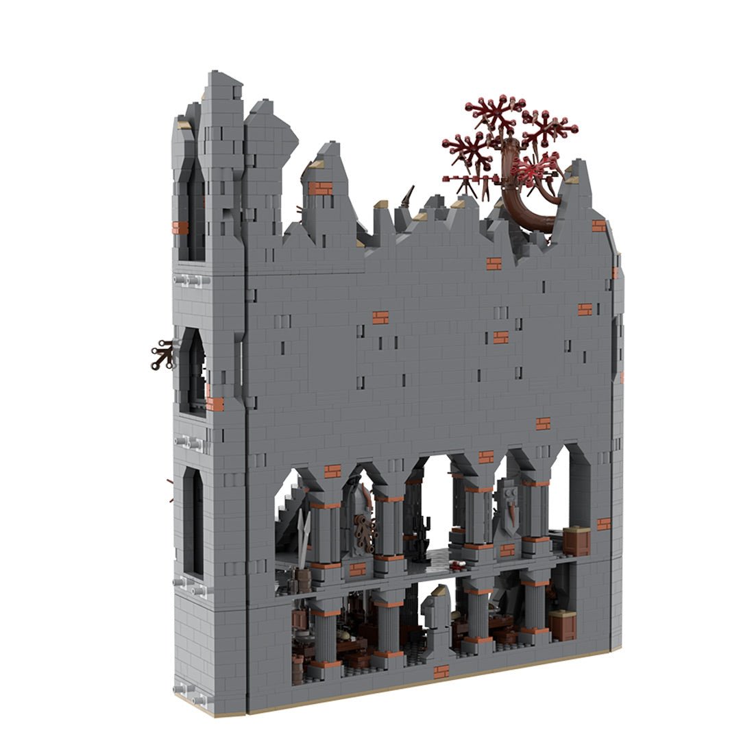 MOC - 217982 UCS Dol - Guldur - part 4/8 Klemmbausteine - LesDiy - Klemmbausteine