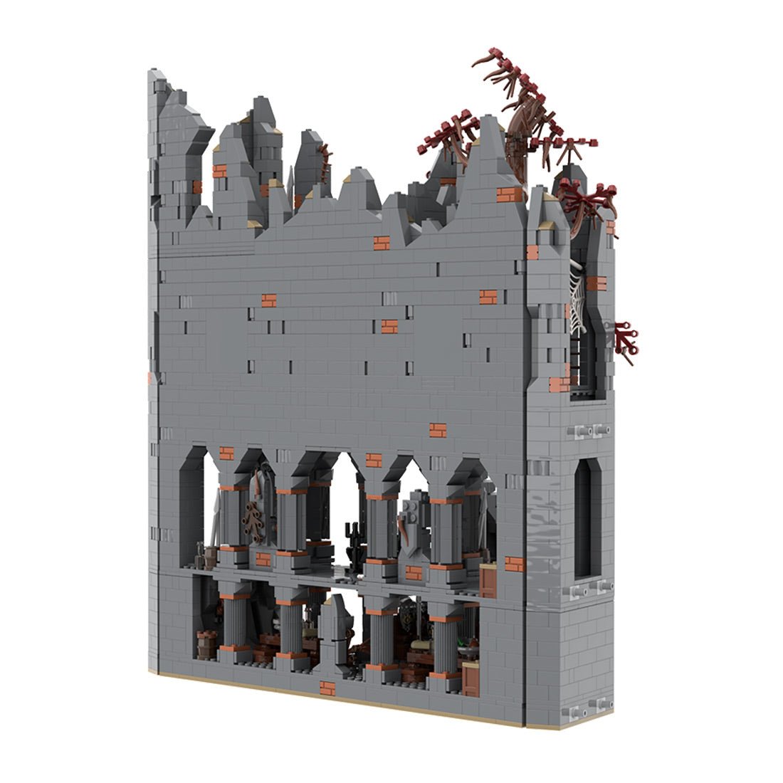 MOC - 217982 UCS Dol - Guldur - part 4/8 Klemmbausteine - LesDiy - Klemmbausteine