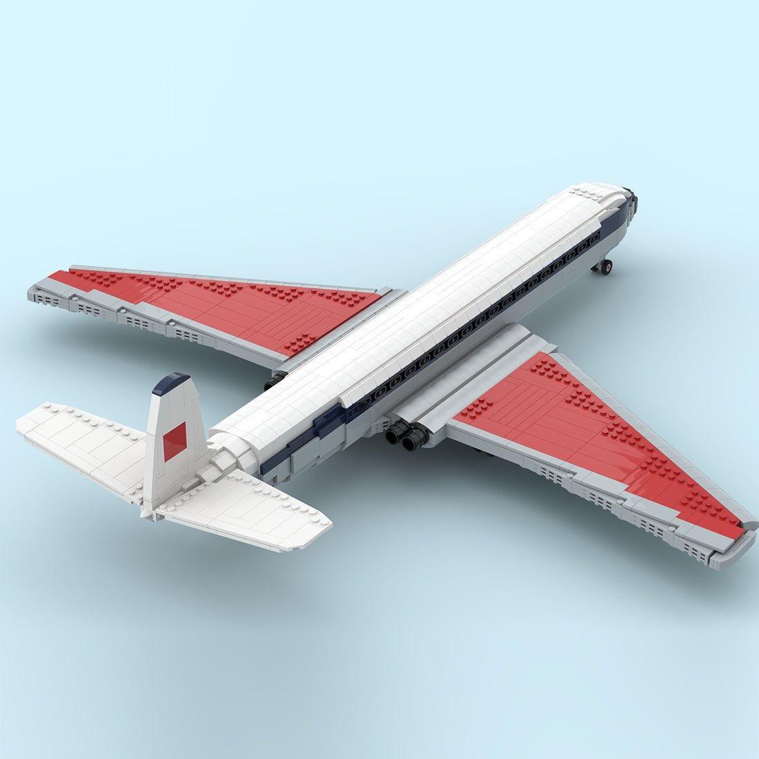 MOC - 218267 De Havilland Comet Klemmbausteine - LesDiy - Klemmbausteine