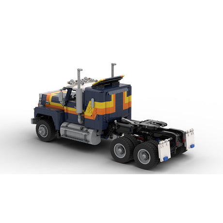 MOC - 218879 Ford LTL 9000 6x6 BLACK Klemmbausteine - LesDiy - Klemmbausteine