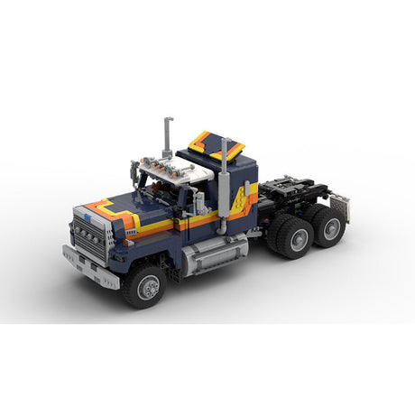 MOC - 218879 Ford LTL 9000 6x6 BLACK Klemmbausteine - LesDiy - Klemmbausteine