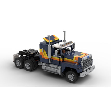 MOC - 218879 Ford LTL 9000 6x6 BLACK Klemmbausteine - LesDiy - Klemmbausteine