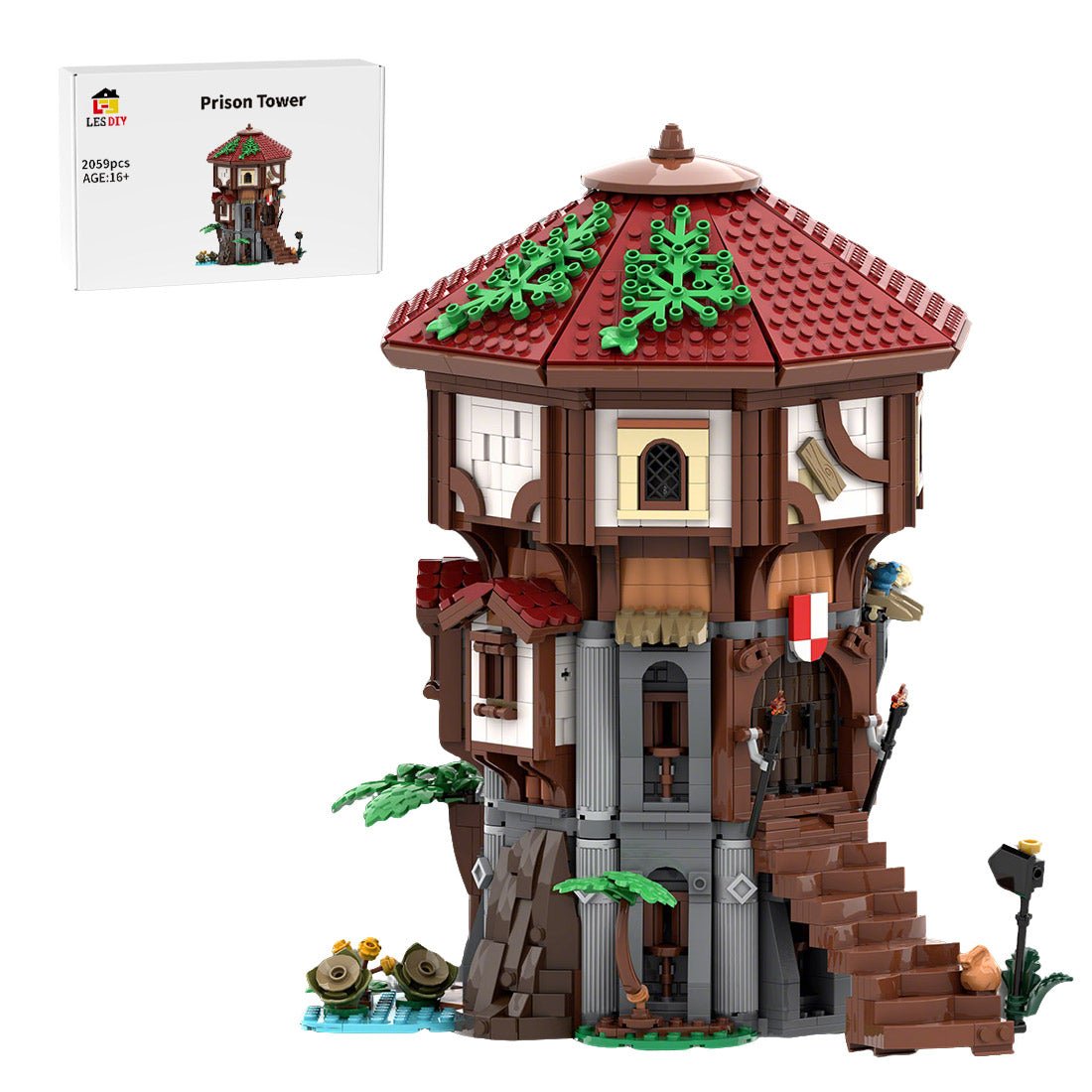 MOC - 219018 Prison Tower Klemmbausteine - LesDiy - Klemmbausteine