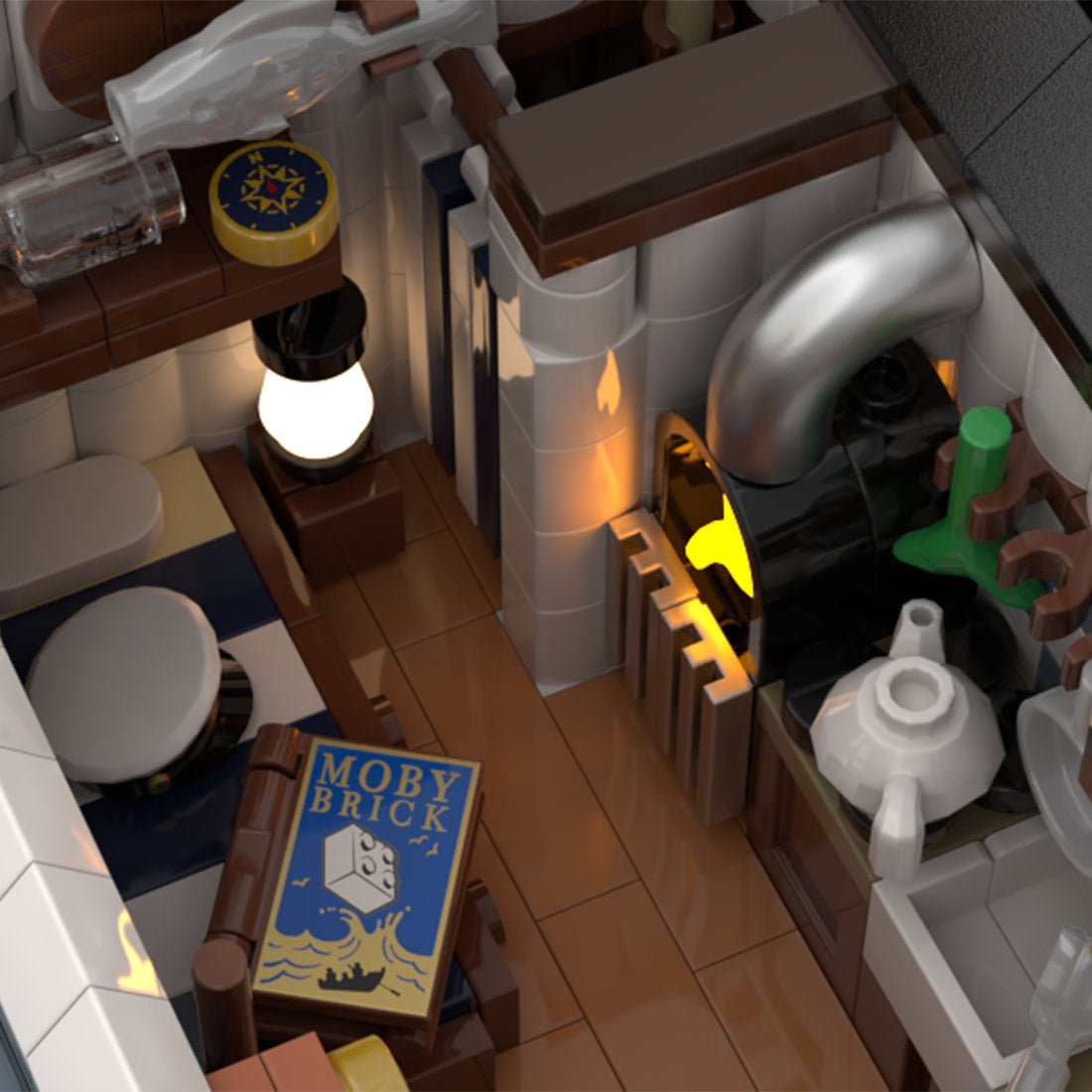 MOC - 220004 Coast Town Diorama Klemmbausteine - LesDiy - Klemmbausteine