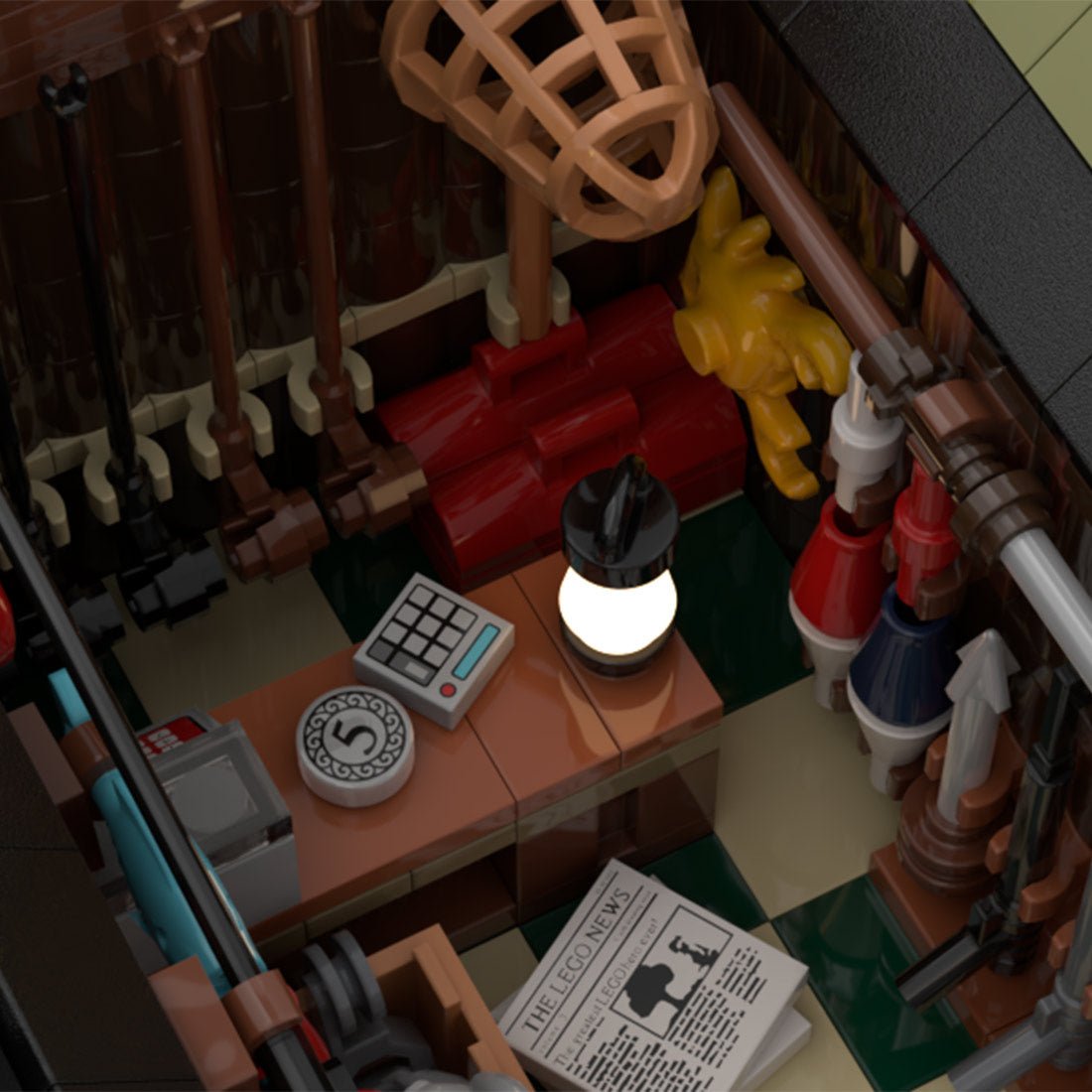 MOC - 220004 Coast Town Diorama Klemmbausteine - LesDiy - Klemmbausteine