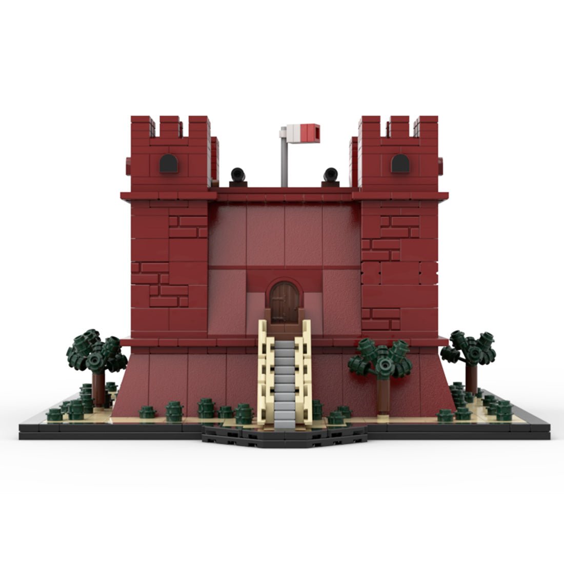 MOC - 221164 Malta Red Tower Klemmbausteine - LesDiy - Klemmbausteine