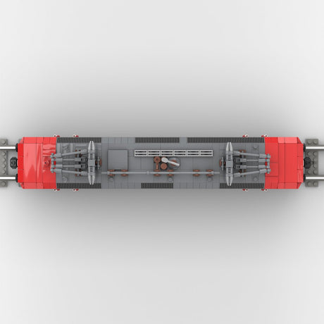 MOC - 222330 Electric Locomotive BR143 of the DBAG Klemmbausteine - LesDiy - Klemmbausteine