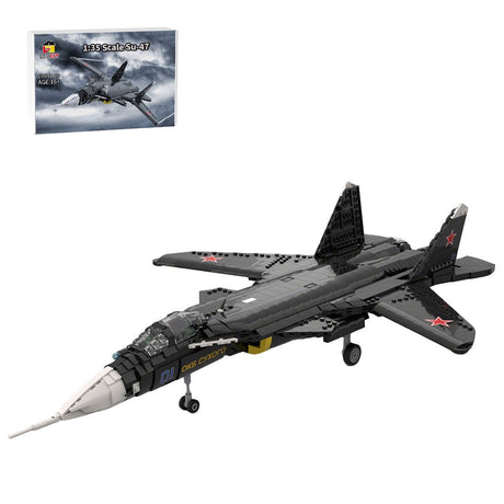 MOC - 222886 1:35 Scale Su - 47 Berkut Klemmbausteine - LesDiy - Klemmbausteine
