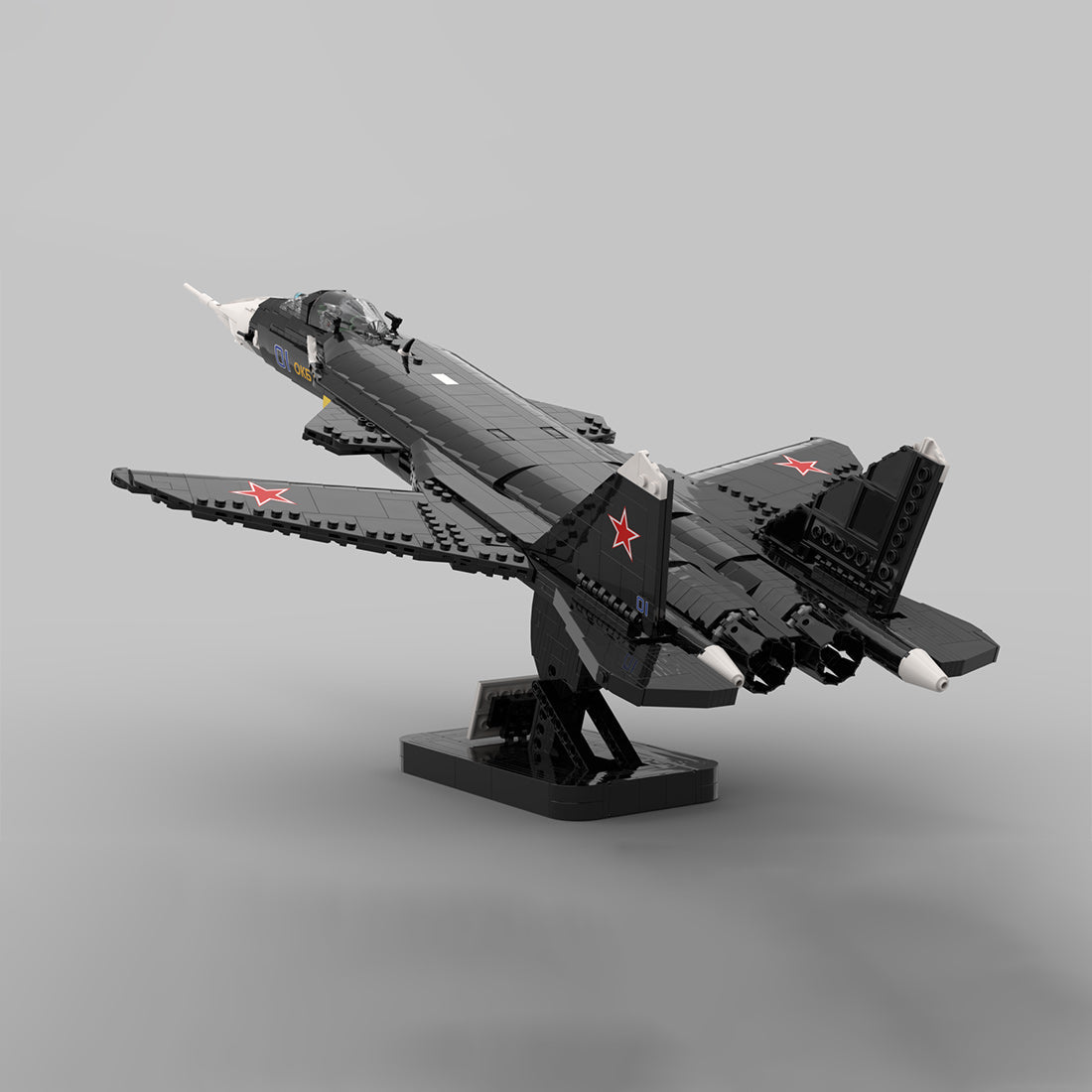 MOC - 222886 1:35 Scale Su - 47 Berkut Klemmbausteine - LesDiy - Klemmbausteine