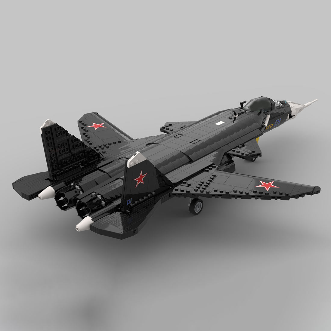 MOC - 222886 1:35 Scale Su - 47 Berkut Klemmbausteine - LesDiy - Klemmbausteine