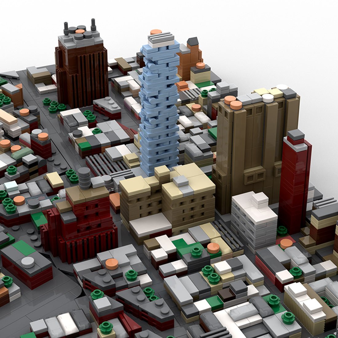 MOC - 223473 1/2000 Scale New York - Tribeca Klemmbausteine - LesDiy - Klemmbausteine